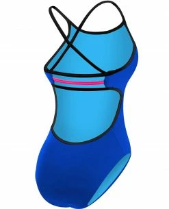 TYR Solid Trinityfit Swimsuit - Royal / Black